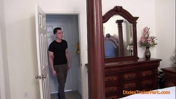 Поэтому телки решили взять его на роль секс раба для своих приколюх